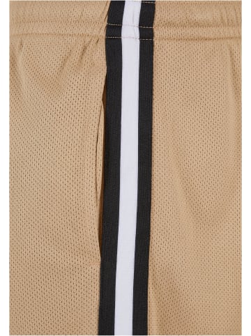 Urban Classics Mesh-Shorts in unionbeige/black/white