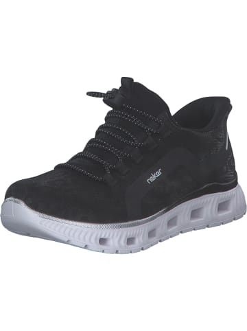 rieker Schnürschuhe in schwarz/negro/schwarz