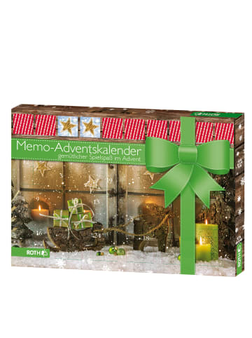 ROTH Memo-Adventskalender für Erwachsene, 35 Kartenpaare in Bunt