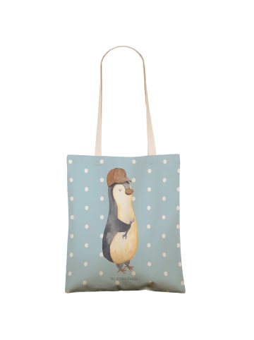 Mr. & Mrs. Panda Stofftragetasche Wenn Papa es nicht reparieren ... in Blau Pastell