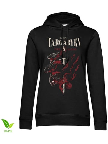 Game of Thrones Hoodie "House Targaryen Girls Hoodie" in Schwarz