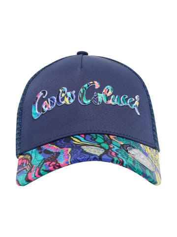 Carlo Colucci Trucker Cap Dieghi in Navy