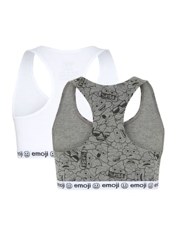 emoji Bustier in Grau