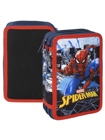 Marvel Federtasche gefüllt | Marvel Spiderman | Kinder Federmappe Stifte-Etui