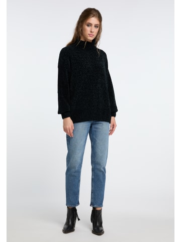 IZIA Damen Strickpullover in Schwarz