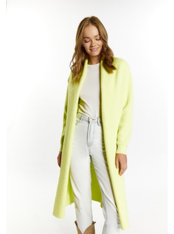 IZIA Long Cardigan in Limette