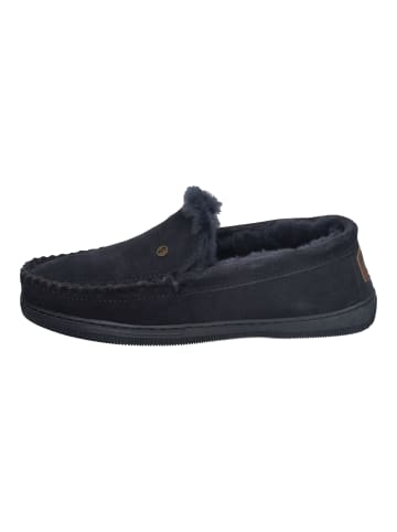 Warmbat Hausschuhe Grizzly Suede GRZ4410-45 in blau