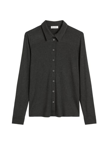 Marc O'Polo Jersey-Bluse regular in Dark Grey Melange