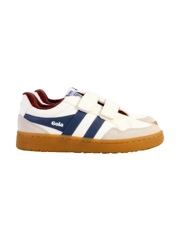 Gola Eagle Strap Kindersneaker aus Leder Weiß