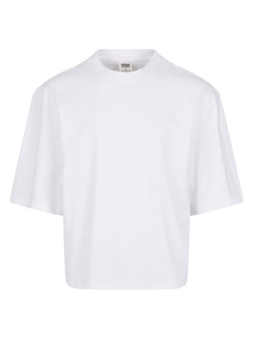 Urban Classics Cropped T-Shirts in white