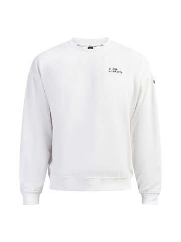 DreiMaster Maritim Herren Oversized Sweatshirt in Weiss