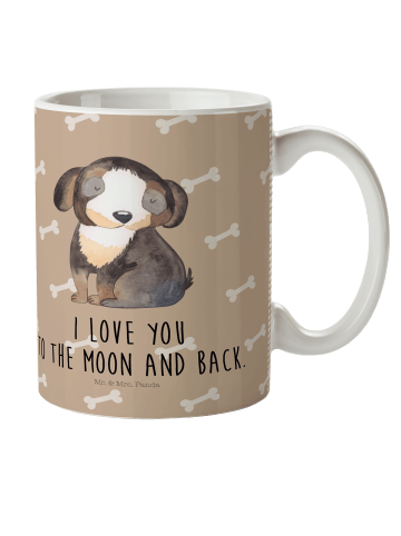 Mr. & Mrs. Panda Kindertasse Hund Entspannen mit Spruch in Hundeglück