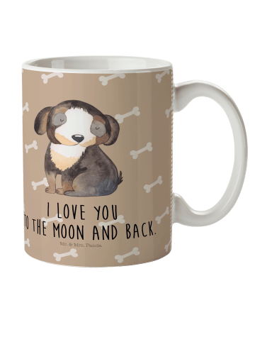 Mr. & Mrs. Panda Schulkind Tasse Hund Entspannen mit Spruch in Hundeglück