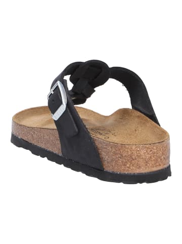 Birkenstock Tieffußbett Pantolette GIZEH in schwarz