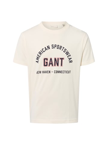 Gant T-Shirt in ecru