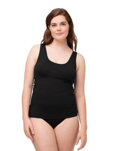 Ulla Popken Unterhemd in schwarz