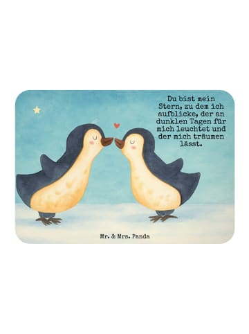 Mr. & Mrs. Panda zettelhalter Pinguin Liebe Design mit Spruch in Weiß