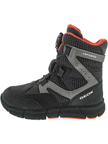 Geox Flexyper Boy B ABX Klettstiefel Schwarz