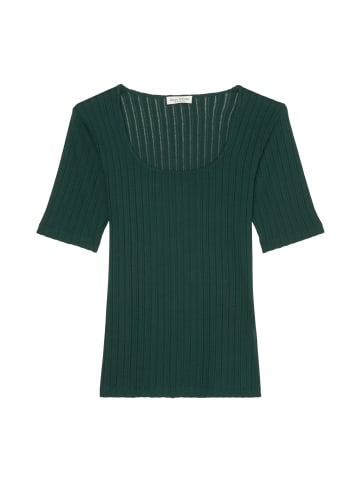 Marc O'Polo Pointelle-T-Shirt relaxed in midnight pine