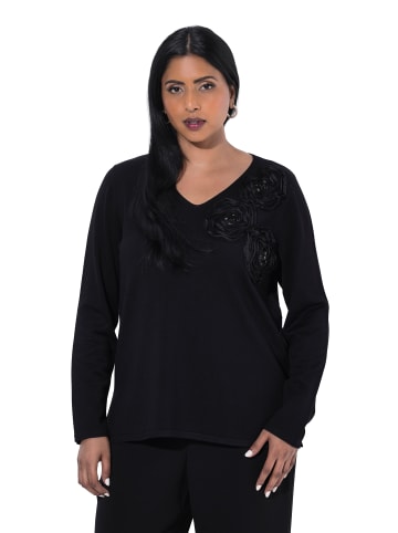 Ulla Popken Pullover in schwarz