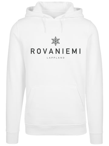 F4NT4STIC Hoodie Schneeflocke Winter Lappland in weiß