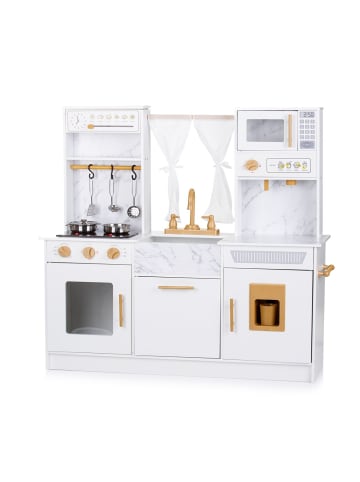 Chipolino Kinderküche 94 cm Holz Sound in weiß