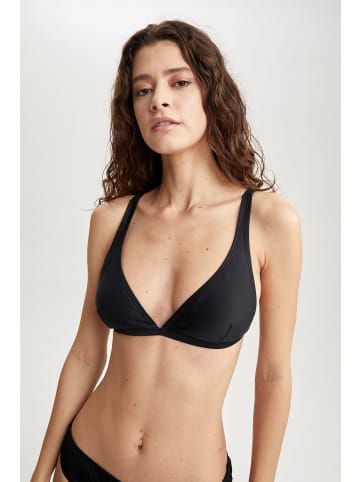 DeFacto Triangel-Bikini-Top REGULAR FIT in Schwarz