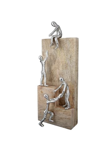 GILDE Skulptur Helping Hand naturfarben - (H) 39 cm