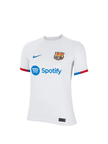 Nike Performance Fußballtrikot FC Barcelona Stadium 23/24 Auswärts in weiß / blau