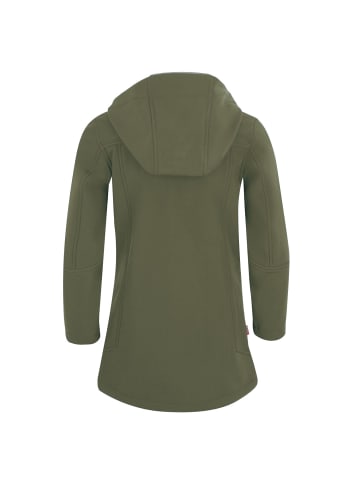 Trollkids Softshell-Mantel "Lillesand" in Dunkle Olive/Hellmagenta