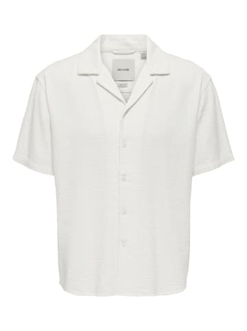 ONLY & SONS Hemd in Cloud Dancer