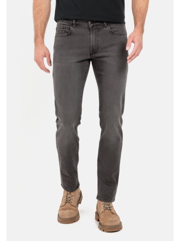 Camel Active Slim Fit 5-Pocket Jeans in Dunkelbraun