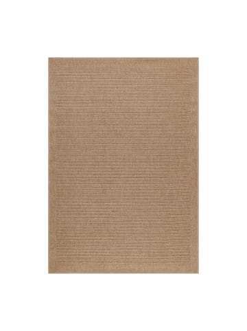 KADIMA DESIGN Teppich Outdoor Waschbar Vintage JUNGFRAU Strapazierfähig OEKO-TEX in Beige