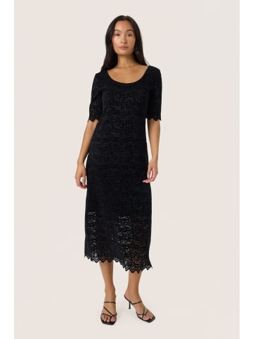 Soaked in Luxury Jerseykleid SLSable Gerade Passform in Black