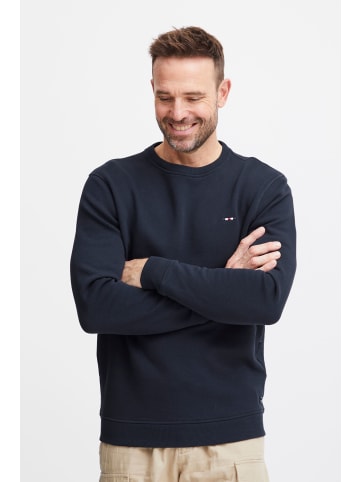 FQ1924 Rundhalspullover FQWILLIAM crew neck logo sweat in Dunkelblau