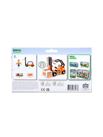 Brio Brio Aktionsspiel Gabelstapler in bunt