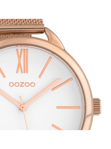 Oozoo Analog-Armbanduhr Oozoo Timepieces rosegold groß (ca. 44mm)