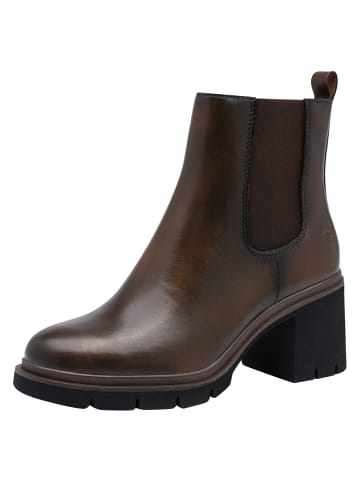 Tamaris WIDE FIT Chelsea Boot in MOCCA NAPPA
