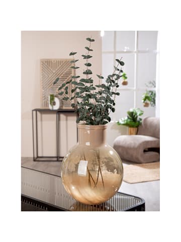 GILDE Vase "Novelle" braun - (H) 31 cm