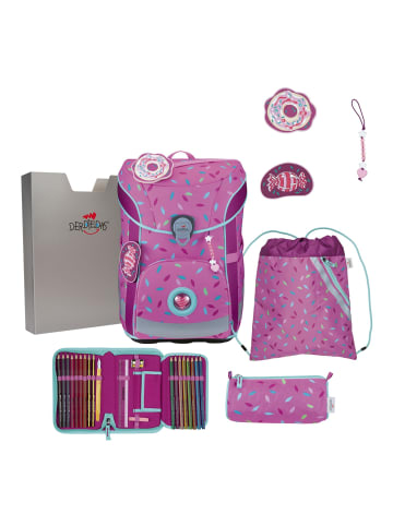 DerDieDas ErgoFlex Easy Schulranzen-Set in Sweet Sprinkles