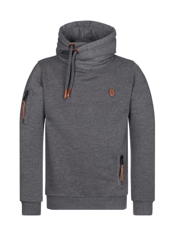naketano Sweat Hoody Pimp Anthracite  Melange