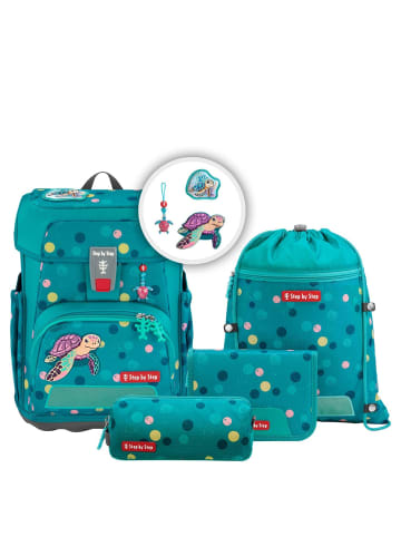 Step by Step Cloud - Schulranzen Set 5tlg. (Police Truck Charly) in Turtle Josie