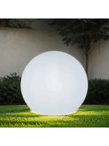 Licht-Erlebnisse Wegeleuchte EEK E Ø 40 x (H)35 cm in WeißWeiß