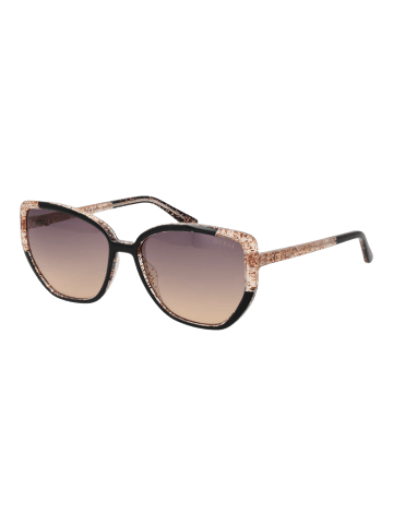 Guess Frauen Sonnenbrille Katzenauge Schwarz
