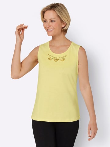 Sieh an! Shirttop in zitrone