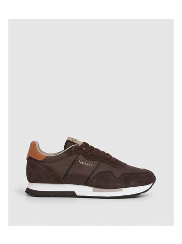 Hackett London Sneaker Keston in Braun