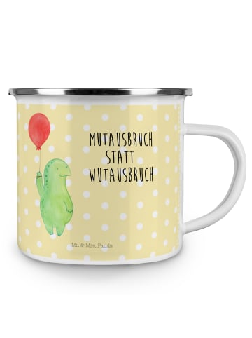 Mr. & Mrs. Panda Becher Schildkröte Luftballon mit Spruch in Gelb Pastell