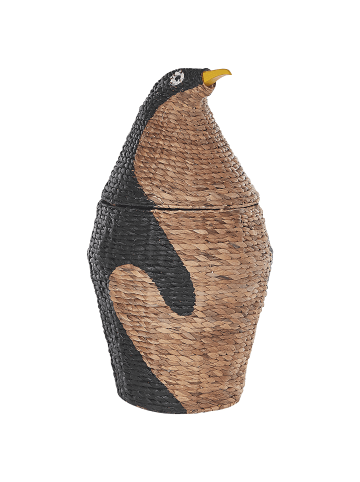 Beliani Korb HADZABE in /Beige/Schwarz - (W) 40 x (H) 68 x (L) 40 cm