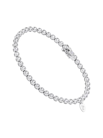 LOTUS silver Armband 925 Sterling Silber ca. 18cm weiß, silber