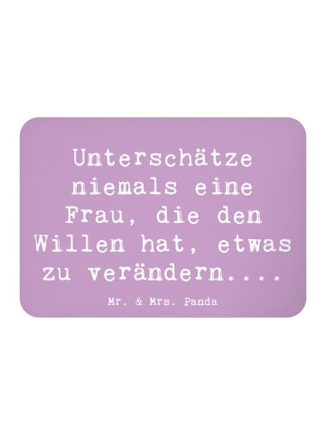 Mr. & Mrs. Panda Fridge Magnet Spruch Hoffnung Veränderung mit S... in Lavendeltraum